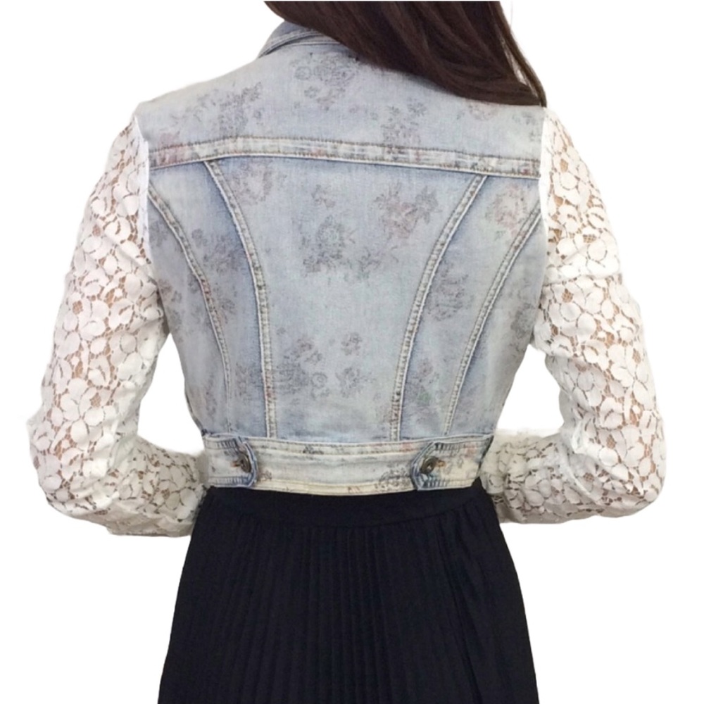 Cropped Denim Jacket - Picture 3 of 6